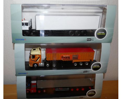 Oxford 1.76 x 3 Ian Craig Flatback, Ronnie Evans Bulk Tipper, DAF 2800 Plain White.  P&amp;P Group 2 (£18+VAT for the first l