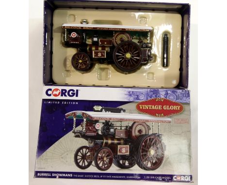 Corgi CC20517 Burrell Showmans engine, The Bailie Silcock Bros Amusements Warrington. P&amp;P Group 1 (£14+VAT for the first 