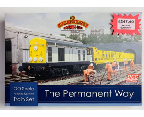 Bachmann OO Gauge 30-049 The Permanent Way Train Set - DCC Digital Sound - New Ex Shop Stock. P&amp;P Group 2 (£18+VAT for th