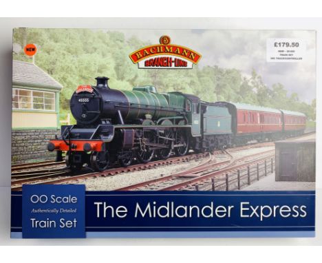Bachmann OO Gauge 30-285 The Midlander Express Train Set - New Ex Shop Stock. P&amp;P Group 2 (£18+VAT for the first lot and 