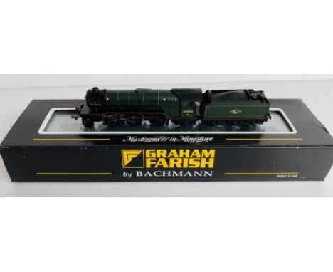 Graham Farish N Gauge 372-600 V2 60800 'Green Arrow' BR Green Late Crest Steam Loco Boxed. P&amp;P Group 1 (£14+VAT for the f