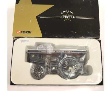 Corgi CC20107 fowler B6 Showmans engine John Murphys Proud Peacocks, Gold Star special issue. P&amp;P Group 1 (£14+VAT for th