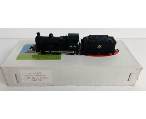 Union Mills N Gauge ex LNER Class J11 0-6-0 Loco BR Black Livery 64292 -P&amp;P Group 1 (£14+VAT for the first lot and £1+VAT