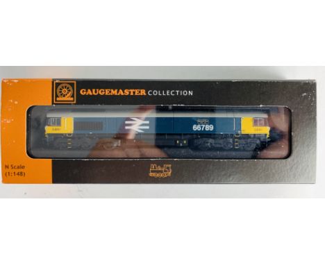Gaugemaster / Dapol N Gauge GM2210101 Class 66 GBRF Large Logo Blue - Special Edition Model - New Ex Shop Stock. P&amp;P Grou