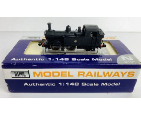 Dapol N Gauge 0-4-2 BR Black Steam Tank Loco - CONDITION REPORT: Incorrect Box.P&amp;P Group 1 (£14+VAT for the first lot and