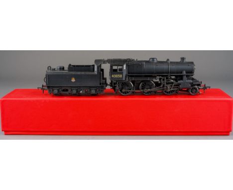 Bachmann 32-575K, class 4MT Ivatt, 43050, black, early crest, weathered