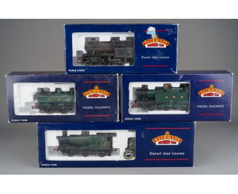 Bachmann 00 Gauge x 4 consisting of 32-302 2251 Collett Goods 2277 BR Lined Green L/Crest, Bachmann 0-6-0 locomotive no. 3705