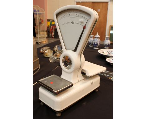 Set of vintage Asco shop scales 