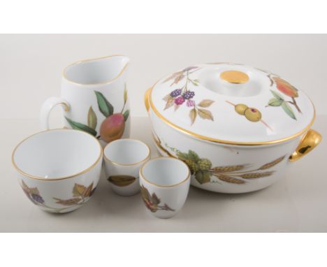 Collection of Royal Worcester Evesham pattern table ware, (2 boxes).