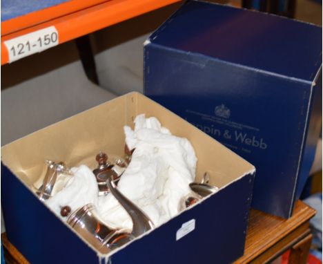 BOXED MAPPIN &amp; WEBB 4 PIECE EP TEA SERVICE     