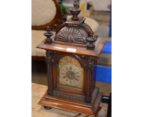 MAHOGANY CASED MANTLE CLOCK     