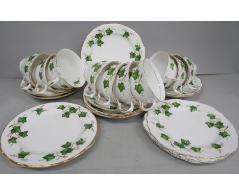 A Colclough ivy tea set and a Duchess violetta tea set