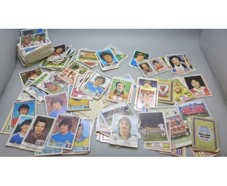 A collection of Panini stickers, World Cup 1978 (71), Football 79 (47), Football 80 (91), Football 81 (94)