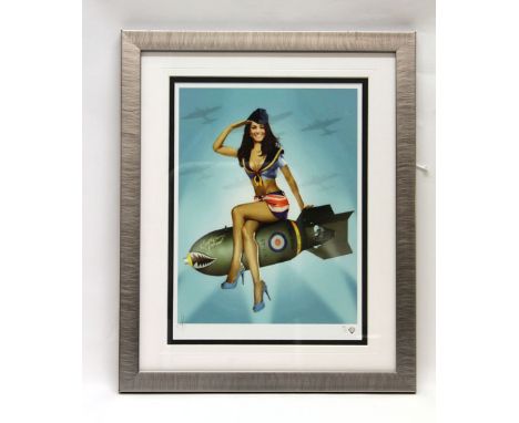 JJ Adams (Jason John Adams, b. 1978),'For the Boys of Bomber Command': Kate Middleton 2014,signed and numbered in pencil 66/9