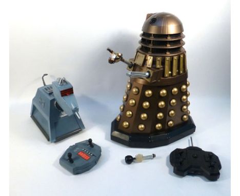 Two radio controlled Doctor Who models consisting: Dalek and K-9