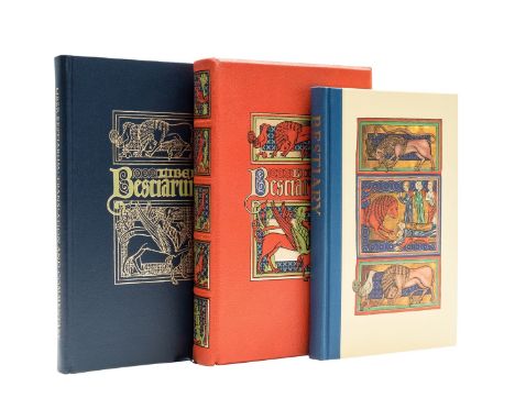 Illuminated Manuscript Facsimile.-  Liber Bestiarum, 2 vol., number 66 of 1980 copies, facsimile edition, illustrations, orig