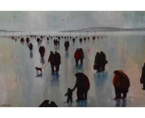 After Adam Barsby (b.1969, British), coloured lithographs, Two illustrations - 'Along The Coast' &amp; 'Into The Light', both