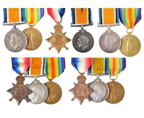 A collection of Great War campaign awards, comprising: a 1914-15 Star to an H.M.S. Hampshire Casualty Harry Noel (K. 18283, H
