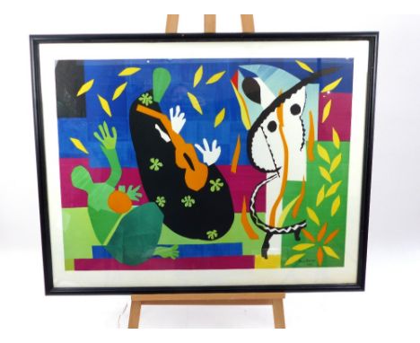 After Matisse,'Jazz',  coloured lithograph, signed in plate, 111x85cm