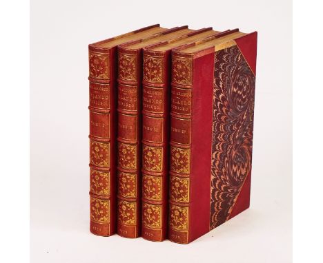 BASKERVILLE PRESS - Lodovico ARIOSTO (1474-1533). Orlando Furioso.BASKERVILLE PRESS - Lodovico ARIOSTO (1474-1533). Orlando F