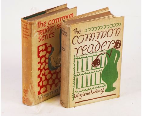 WOOLF, Virginia (1882-1941). The Common Reader. [etc.]WOOLF, Virginia (1882-1941). The Common Reader. London: Published by Le