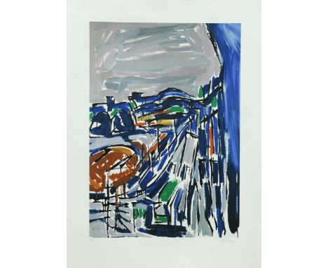 Pont Neuf from Hotel Chatelet numbered 84/95, signed 'Peter Coker' lithograph 94 x 68cm, unframed; together with a introducti