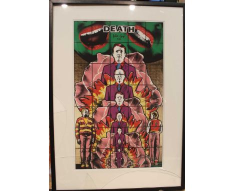 Death, 1984 offset lithograph 80 x 48cm
