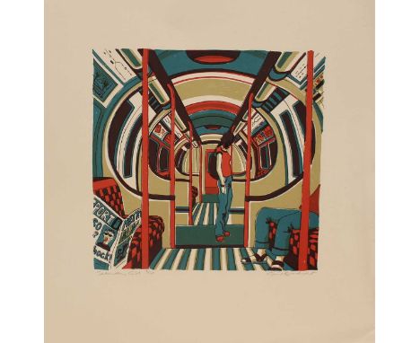 Gloucester Road Goth signed, titled and numbered 27/75 lithograph 54.5 x 52.5, unframed;&nbsp; Saturday Girl signed, titled a