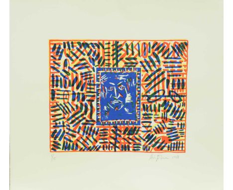 A folio of screenprints, all unframed, multiples available: Second Moves, Light Touch, 1974, 6/25 65 x 43cm; Foliate Head, 19