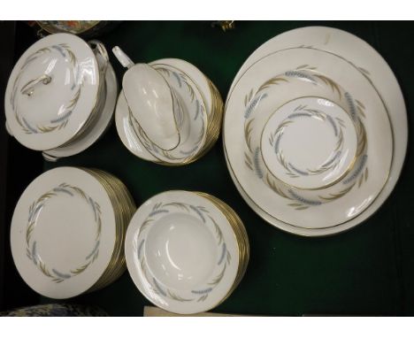 A collection of Royal Worcester "Harvest Ring" pattern part dinner wares to include tureens, plates, bowls, etc