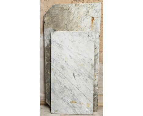 Two vintage marble slabs. Larger Approx. 122 x 59cms
both used condition