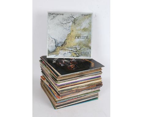Collection of approx. 80 Rock, Pop and mixed LPs to include Tangerine Dream - Cyclone ( V 2097 , UK first pressing, gatefold 