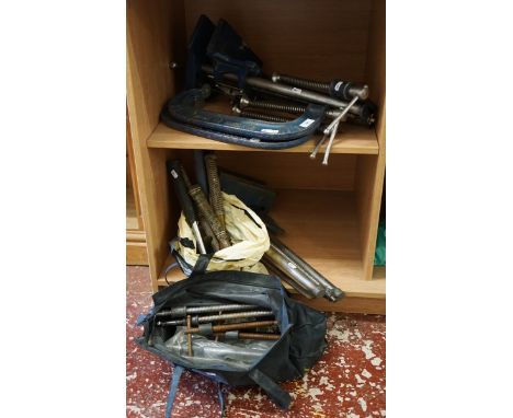 Collection of woodworking tools 
