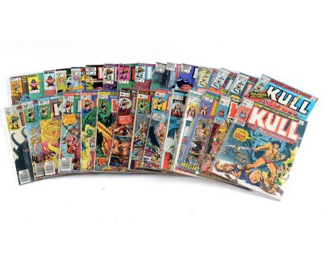 Kull the Conqueror No's. 1-29; Kull the Conqueror (Vol. 2) No. 2; Kull the Conqueror (Vol. 3) No's. 1-4, 6-10; together with 