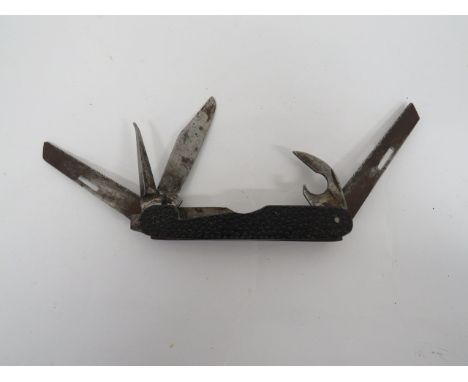 Unusual Joseph Rodgers Escape Penknife single edged folding blade marked 'Joseph Rodgers & Son' (point re-sharpened).  Foldin