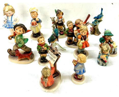 Selection 14 vintage Goebel figures 