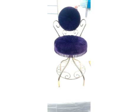 Vintage dressing table chair height approximately 28 inches 