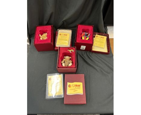 Selection of 3 boxed Steiff Enesco collection bears, 1991, 1995, 1992 with COA 