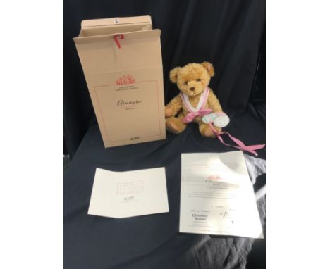 Steiff bear Christopher 666681 cherished teddies with COA and box 