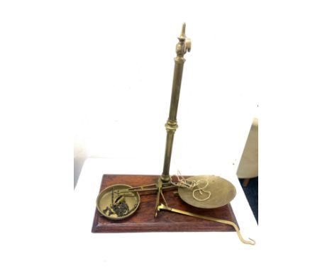 Brass scales and weight 