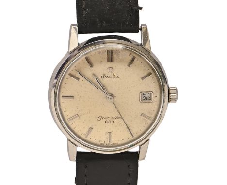 An Omega stainless steel wristwatch, Seamaster 600,&nbsp; 34mm diam  Case with scratches and light signs of wear consistent w