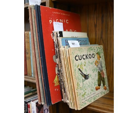 Children's Books. Brunhoff (Laurent de), Picnic at Babar's, first English edition, London: Methuen &amp; Co. Ltd., 1950, illu