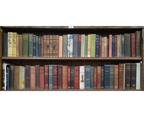 Antiquarian and Later Books. Seven and a half shelves of stock, 19th c and later, comprising Cornwall interest and Cornish au