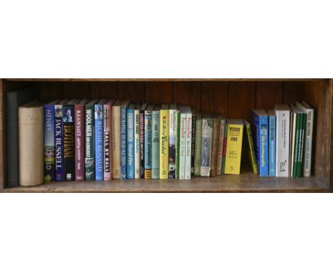 Cricket. One shelf of books, late 19th c and later, including Ranjitsinhji (Prince), The Jubilee Book of Cricket, first editi