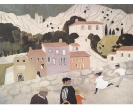 Mary Fedden OBE, RA (1915-2012) - Oppede Le Vieux 2006, lithograph, signed by the artist in pencil and numbered 63/150, 30cm 