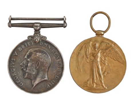 WWI pair British War Medal and Victory Medal&nbsp;242737, Pte J Williams S LAN R  