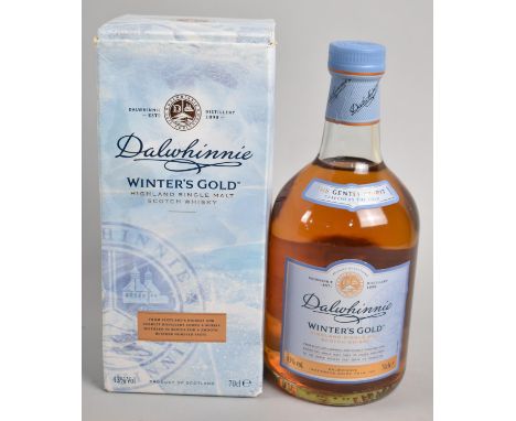 A Single Bottle of Dalwhinnie Winters Gold Single Malt Scotch Whisky, Cardboard Container 