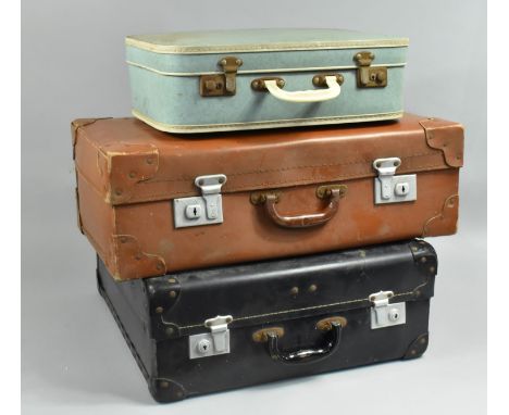 Three Vintage Suitcases 