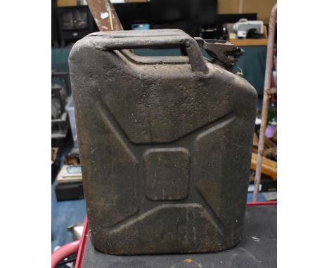A Vintage Jerry Can with War Department Crows Foot and Dated 1951 