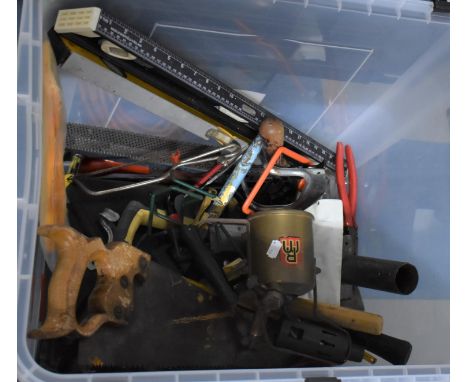 A Collection of Various Tools to Comprise Saw, Burner Etc 